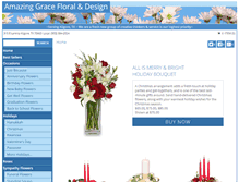 Tablet Screenshot of amazinggracefloral.com